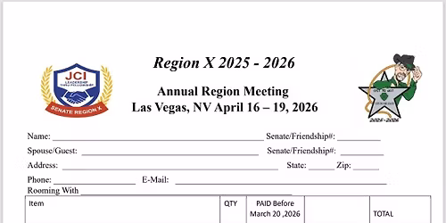 Region X JCI Senate Meeting