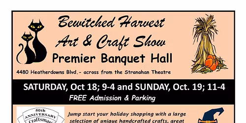 Bewitched Harvest Art & Craft Show 2025 presented by The Toledo Craftsman's Guild