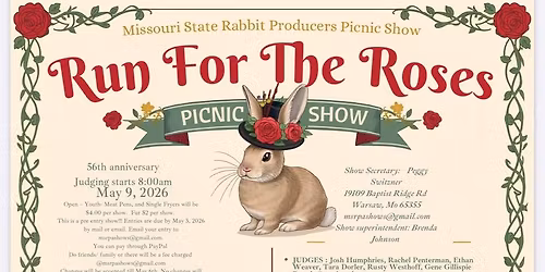 Missouri State Rabbit Producers Picnic Show