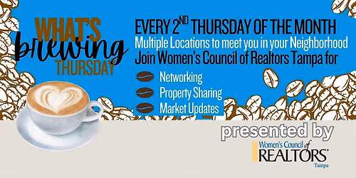 Tampa-What's Brewing Thursday Monthly Real Estate Networking