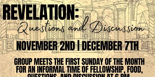 Revelation Sermon Series and Worship Service