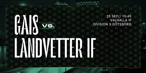 Div 3 Dam: GAIS - Landvetter IF 2003