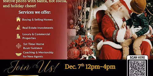 NNECT R.E. CORP. TAKE A PICTURE WITH SANTA AT CONNECT R.E. CORP