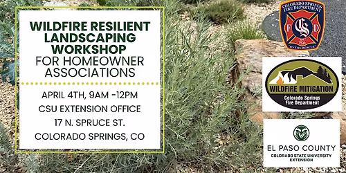 Wildfire Resilient Landscaping Workshop for Homeowner Associations
