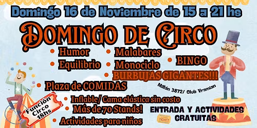 Domingo de circo y feria!