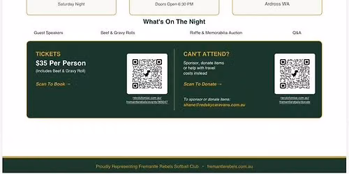 Fremantle Rebels - Australian U15 Girls Fundraiser