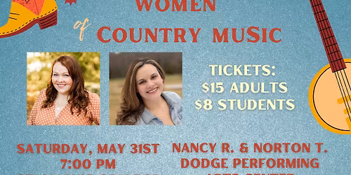 A Tribute to Women of Country Music: Sarah Gravelle & Becky Norris Kuhn