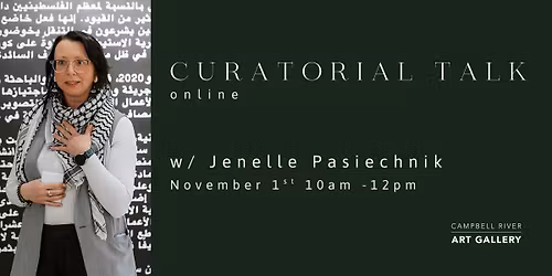 Curatorial Talk w\/ Jenelle Pasiechnik