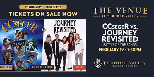 Journey Revisited & CCsegeR: Tribute to Journey, Bob Seger & CCR