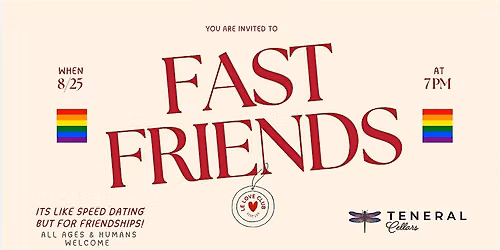 Fast Friends - Speed Dating But for Friendships! (LGBTQIA+)