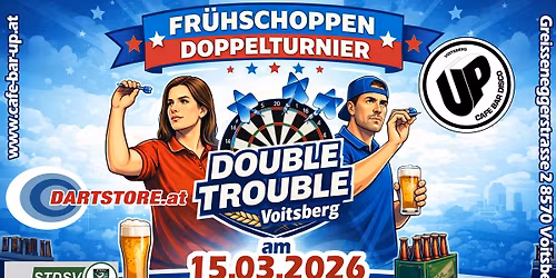 \ud83c\udfaf FR\u00dcHSCHOPPEN DARTTURNIER \u2013 DOUBLE TROUBLE \ud83c\udfaf Powered by Dartstore