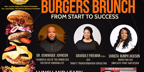 BUSINESS & BURGERS BRUNCH From Start to Success 