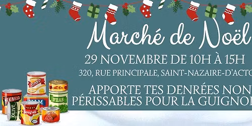 Marché de Noël de Saint-Nazaire-d'Acton