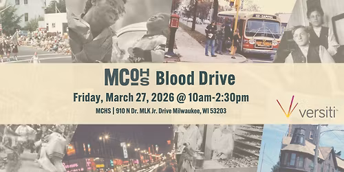 Versiti Blood Drive at the MCHS