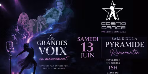 Gala de danse Cosmo Dance - "Les grandes voix en mouvement"