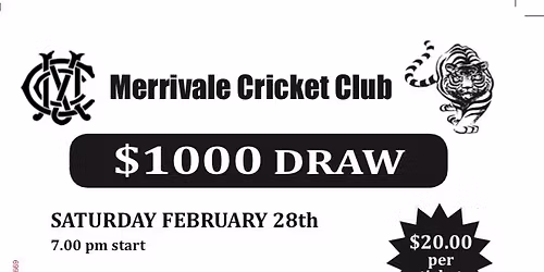 Merrivale CC $1000 draw