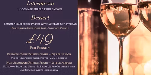 Valentine\u2019s Five-Course Tasting Menu at The Half Moon