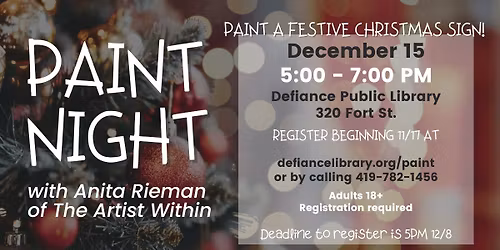 Paint Night with Anita Rieman