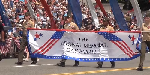 JWV Marchers:  National Memorial Day Parade
