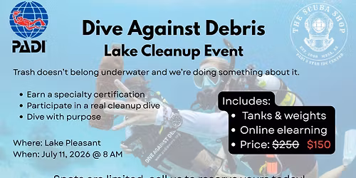 Dive Against Debris\/Lake Clean Up