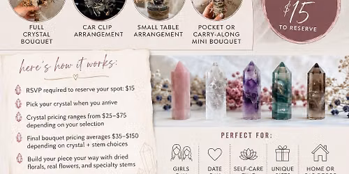 Crystal Bouquet Bar 