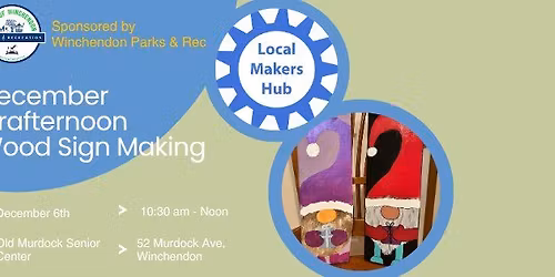 Crafternoon Wood Sign