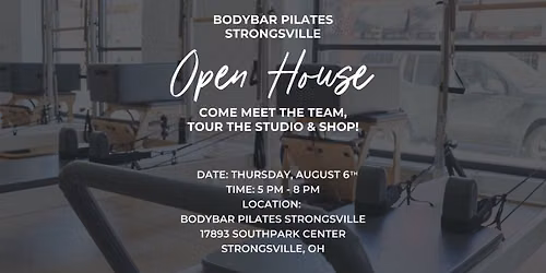 BODYBAR Pilates Strongsville Open House!