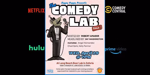 Free Comedy in Long Beach, Wednesday 4\/29!