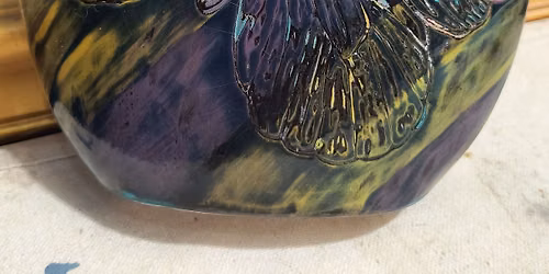 Ceramic Technique: Ancient Arts-Sgraffito Butterfly 