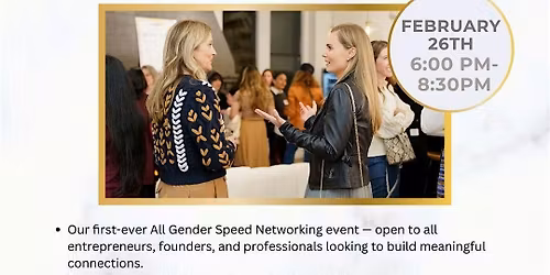 Signature Speed Networking Event with Speed Networking, LLC