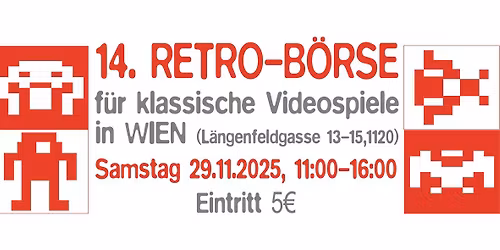 14. Retrob\u00f6rse f\u00fcr klassische Videospiele in Wien