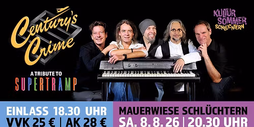 SUPERTRAMP TRIBUTE | Century\u2019s Crime