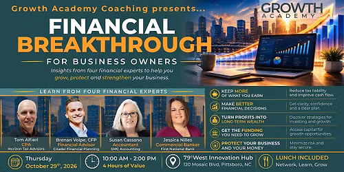 Financial Breakthrough for Business Owners