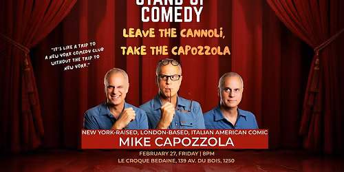 Leave the Cannoli, Take the Capozzola | A Standup Comedy Show