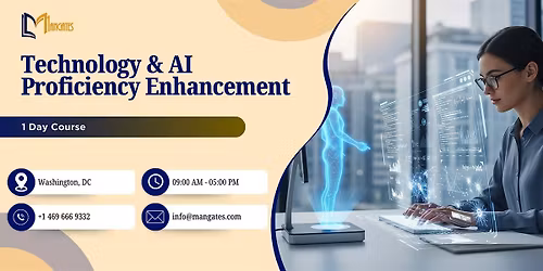 Technology & AI Proficiency Enhancement \u2013 1 Day Course in Washington, DC