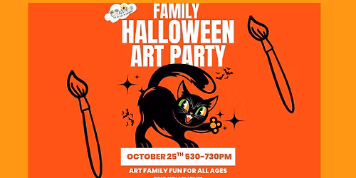 Family Halloween Art Party