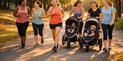 Strong Moms Saturday with MESH moms at Brook Run Park