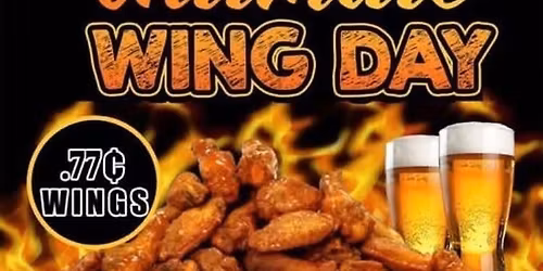 $.77 wings every Sunday & Thursday in Frostburg