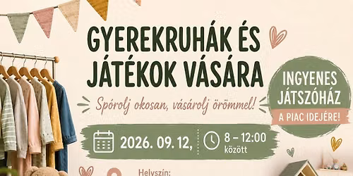 Picur Piac kicsiknek \u00e9s nagyoknak - gyerekruha \u00e9s j\u00e1t\u00e9k v\u00e1s\u00e1r