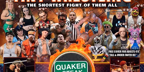 Columbus, OH - Little Mania Mini Wrestling @Quaker Steak & Lube "The Shortest Fight of Them All!"
