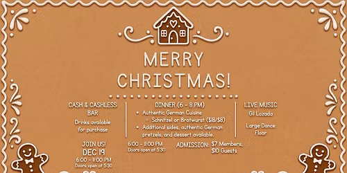 Merry Christmas Dinner and Dance