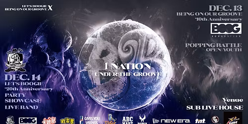 LET'S BOOGIE 20th x BEING ON OUR GROOVE 10th BATTLE & PARTY