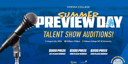 Summer Preview Day Talent Show Auditions