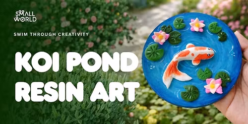 Koi Pond Resin Art