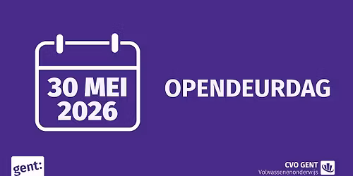 Opendeurdag CVO GENT