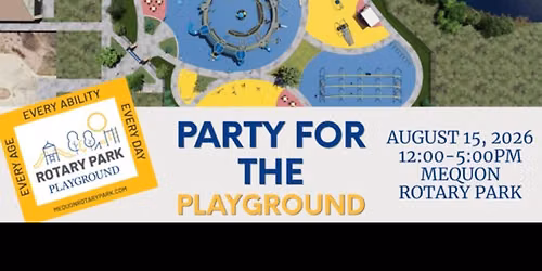 Party for the Playground at Mequon Rotary Park