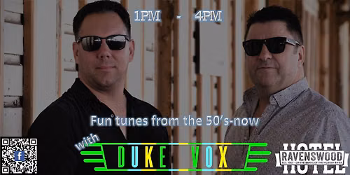 DUKE VOX GIG - Melbourne Cup 2026 Event
