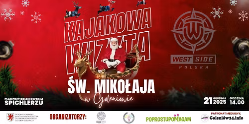Kajakowa wizyta \u015awi\u0119tego Miko\u0142aja w Goleniowie 2025