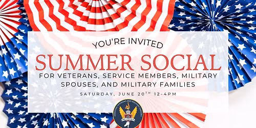 HIT Summer Social for Veterans, Service Members & Military Families
