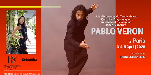 Pablo Veron Master Classes a PARIS avec Raquel